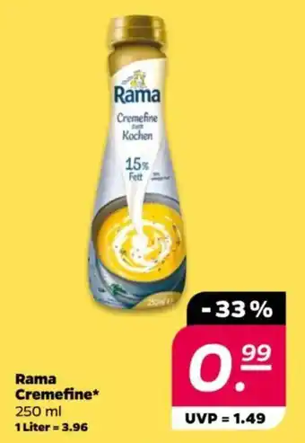 NETTO Rama Cremefine Angebot