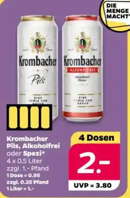 NETTO Krombacher Pils, Alkoholfrei oder Spezi Angebot