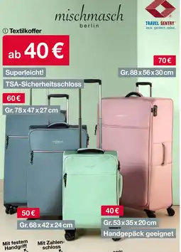 Woolworth TRAVEL SENTRY Textilkoffer Angebot