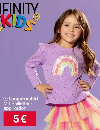 Woolworth Langarmshirt INFINITY KIDS Angebot