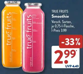 Aldi Süd TRUE FRUITS Smoothie Angebot