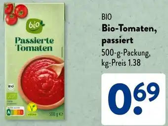 Aldi Süd BIO Bio-Tomaten, passiert Angebot