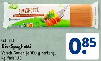 Aldi Süd GUT BIO Bio-Spaghetti Angebot