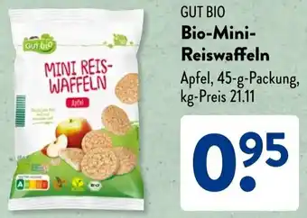 Aldi Süd GUT BIO Bio-Mini Reiswaffeln Angebot