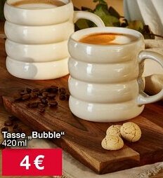 Woolworth Tasse ,,Bubble" Angebot