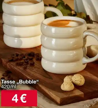 Woolworth Tasse ,,Bubble" Angebot