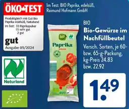 Aldi Süd BIO Bio-Gewürze im Nachfüllbeutel Angebot