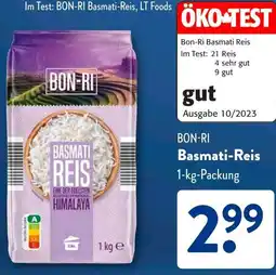 Aldi Süd BON-RI Basmati-Reis Angebot