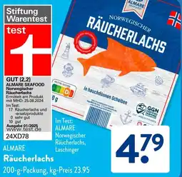 Aldi Süd ALMARE Räucherlachs Angebot