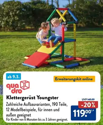 Aldi Süd qua dro Klettergerüst Youngster Angebot