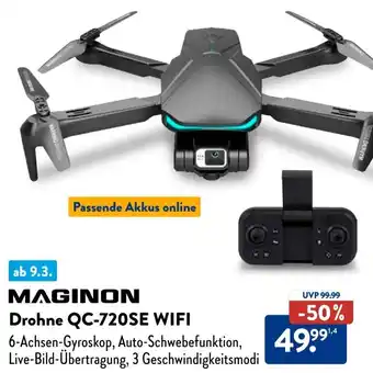 Aldi Süd MAGINON Drohne QC-720SE WIFI Angebot