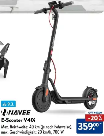 Aldi Süd NAVEE E-Scooter V40i Angebot