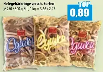 Mix Markt Hefegebäckringe versch. Sorten Angebot