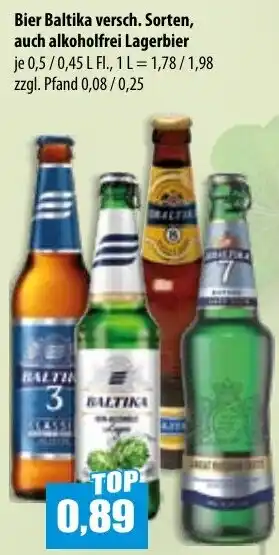 Mix Markt Bier Baltika Angebot