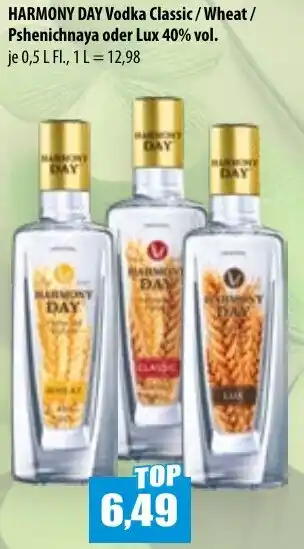 Mix Markt HARMONY DAY Vodka Angebot