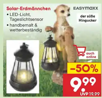 Netto Marken-Discount EASYmaxx Solar-Erdmännchen Angebot