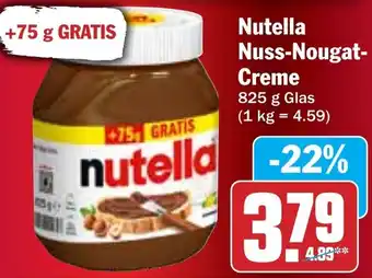 Hit Nutella Nuss-Nougat Creme Angebot