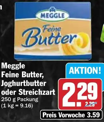 Hit Meggle Feine Butter, Joghurtbutter oder Streichzart Angebot