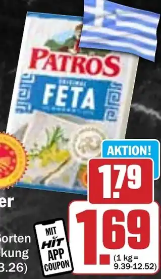 Hit Patros Griechischer Fetakäse Angebot