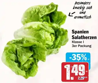 Hit Spanien Salatherzen Angebot