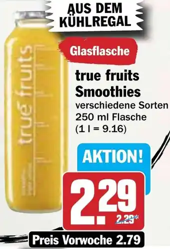 Hit true fruits Smoothies Angebot