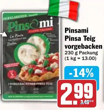 Hit Pinsami Pinsa Teig vorgebacken Angebot