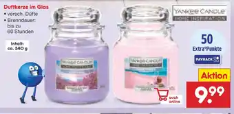 Netto Marken-Discount Yankee Candle Duftkerze im Glas Angebot