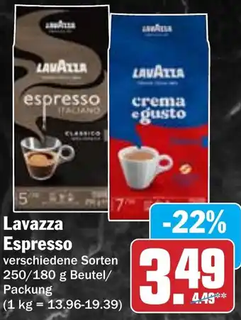 Hit Lavazza Espresso Angebot