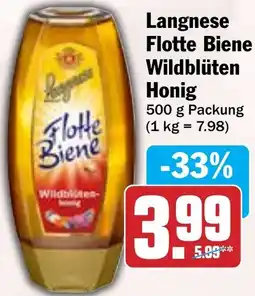 Hit Langnese Flotte Biene Wildblüten Honig Angebot