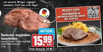 Hit Deutscher Jungbullen Sauerbraten Angebot