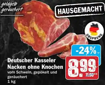 Hit Deutscher Kasseler Nacken ohne Knochen Angebot