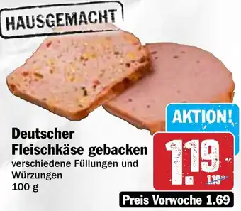 Hit Deutscher Fleischkäse gebacken Angebot