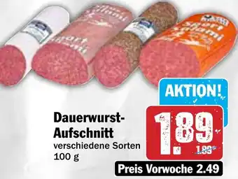 Hit Dauerwurst Aufschnitt Angebot