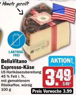 Hit Bella Vitano Espresso-Käse Angebot