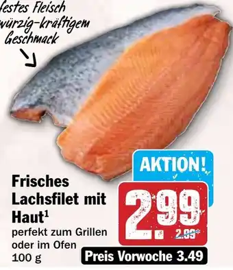 Hit Frisches Lachsfilet mit Haut Angebot