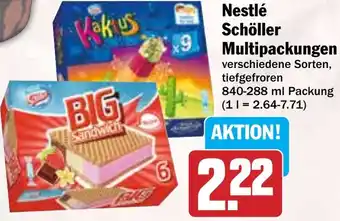 Hit Nestlé Schöller Multipackungen Angebot