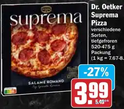 Hit Dr. Oetker Suprema Pizza Angebot