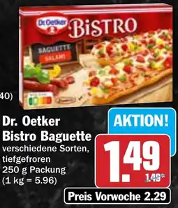 Hit Dr. Oetker Bistro Baguette Angebot