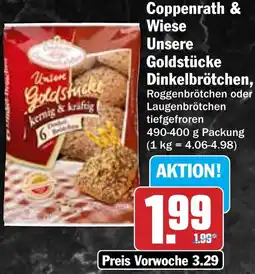 Hit Coppenrath & Wiese Unsere Goldstücke Dinkelbrötchen Angebot