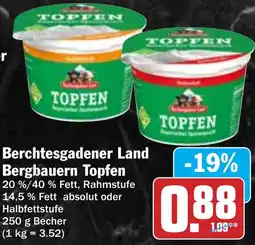 Hit Berchtesgadener Land Bergbauern Topfen Angebot