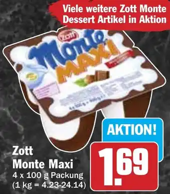 Hit Zott Monte Maxi Angebot