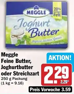 Hit Meggle Feine Butter, Joghurtbutter oder Streichzart Angebot