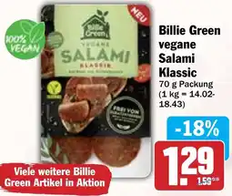 Hit Billie Green vegane Salami Klassik Angebot