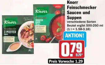 Hit Knorr Feinschmecker Saucen und Suppen Angebot