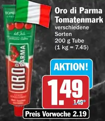 Hit Oro di Parma Tomatenmark Angebot