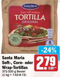 Hit Santa Maria Soft-, Corn- oder Wrap-Tortillas Angebot