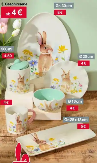 Ostergeschirr Angebot bei Woolworth