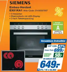 Expert SIEMENS Einbau-Herdset EX81KA1 Angebot