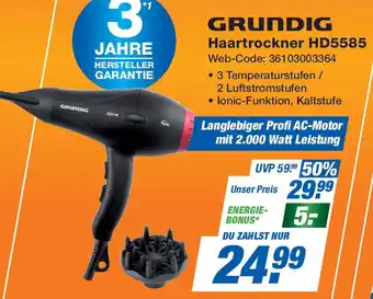 Expert GRUNDIG Haartrockner HD5585 Angebot