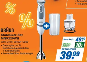 Expert BRAUN Stabmixer-Set MQ5220WH Angebot